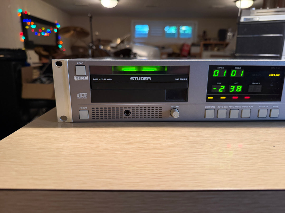 Studer D732 Professional Cd Player Cds Series Rack Mount Very Rare Serviced🔥🎶
