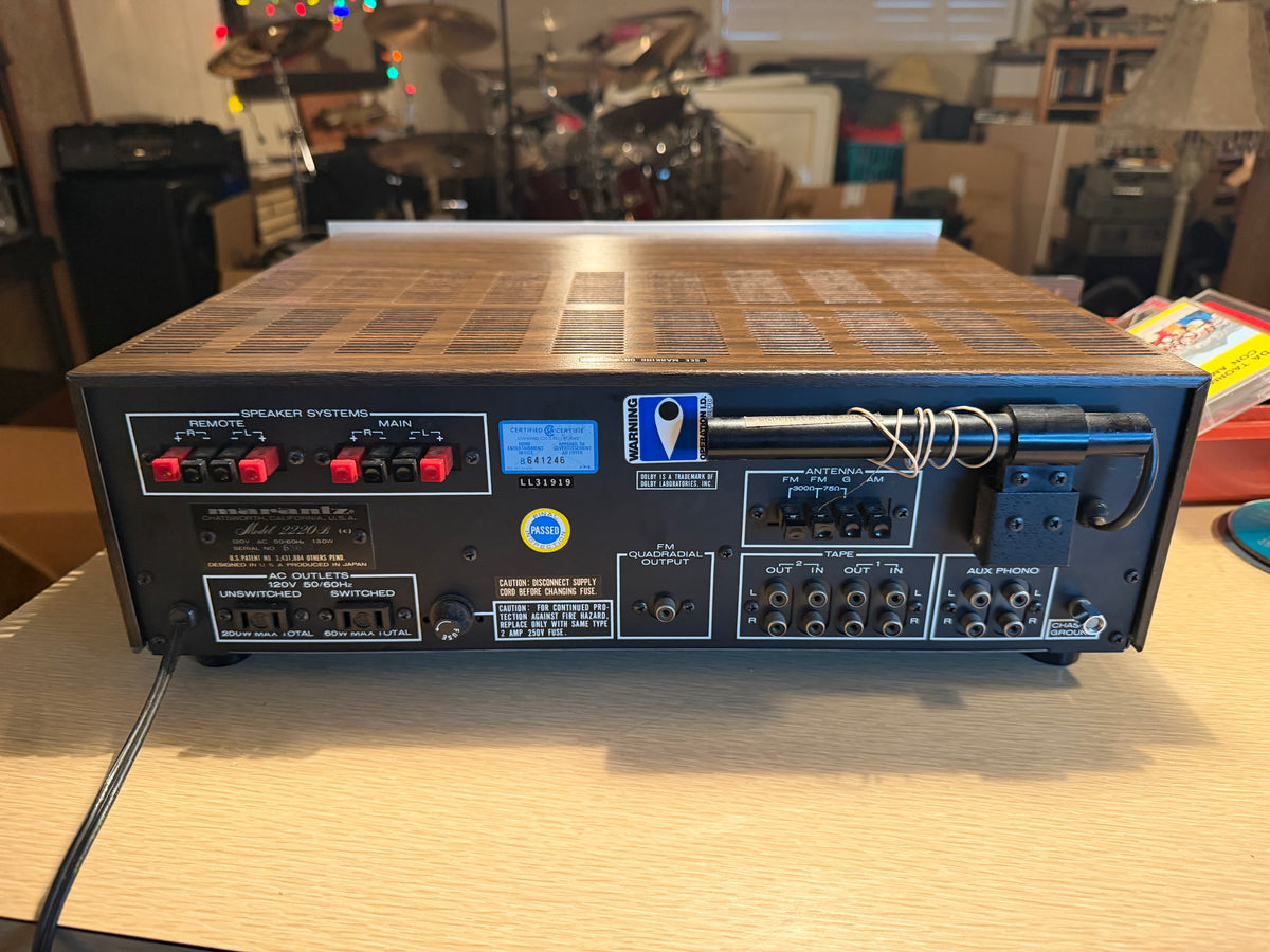 Marantz 2220B Stereophonic Receiver New Bulbs Fresh Servicing Near Mint CND🔥🎶