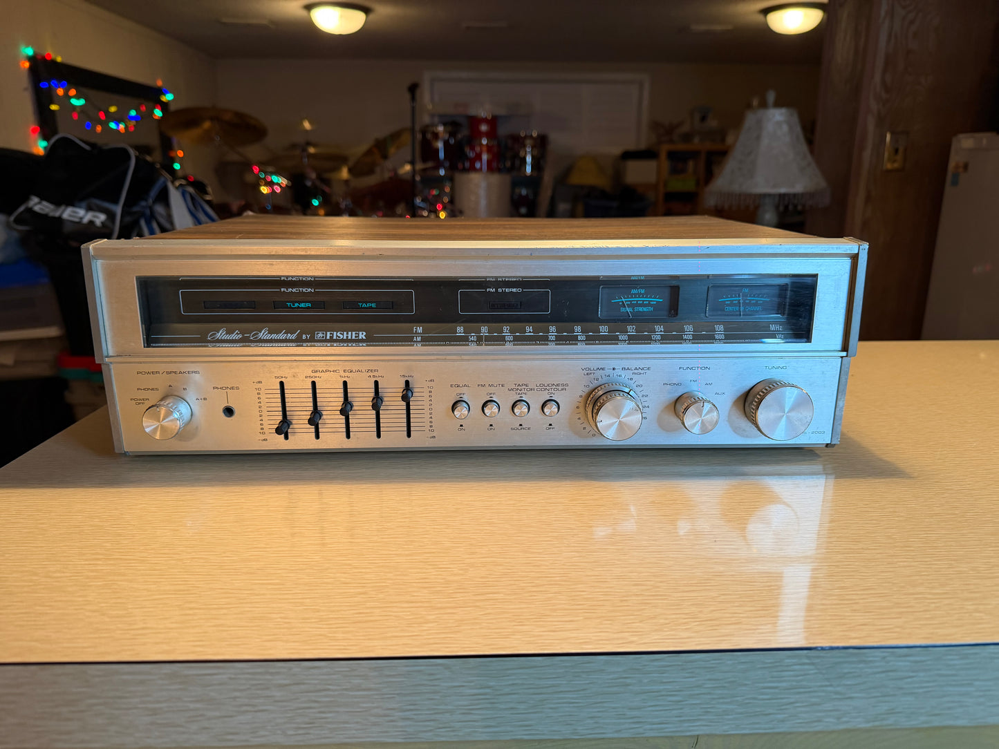 Vintage Fisher Stereo Receiver  RS-2003 Tested & Working FRESH SERVICE BEAUTY🔥
