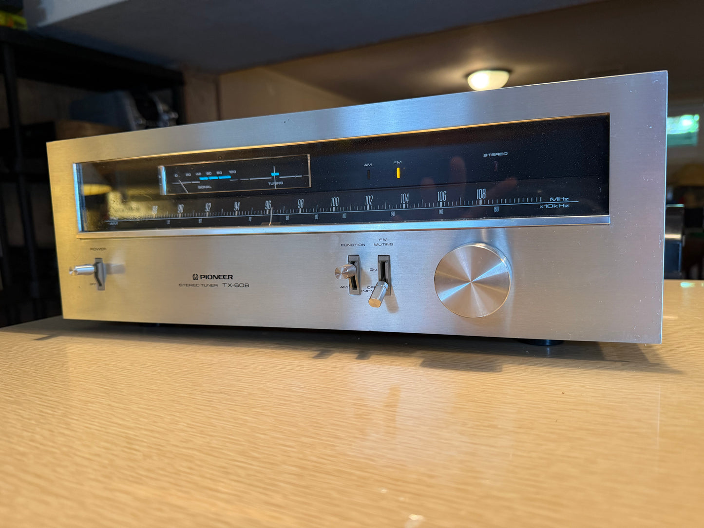 Pioneer Tx 608 Fm/Am Stereo Tuner (Beautiful) FULL FRESH SERVICE Rare Black!