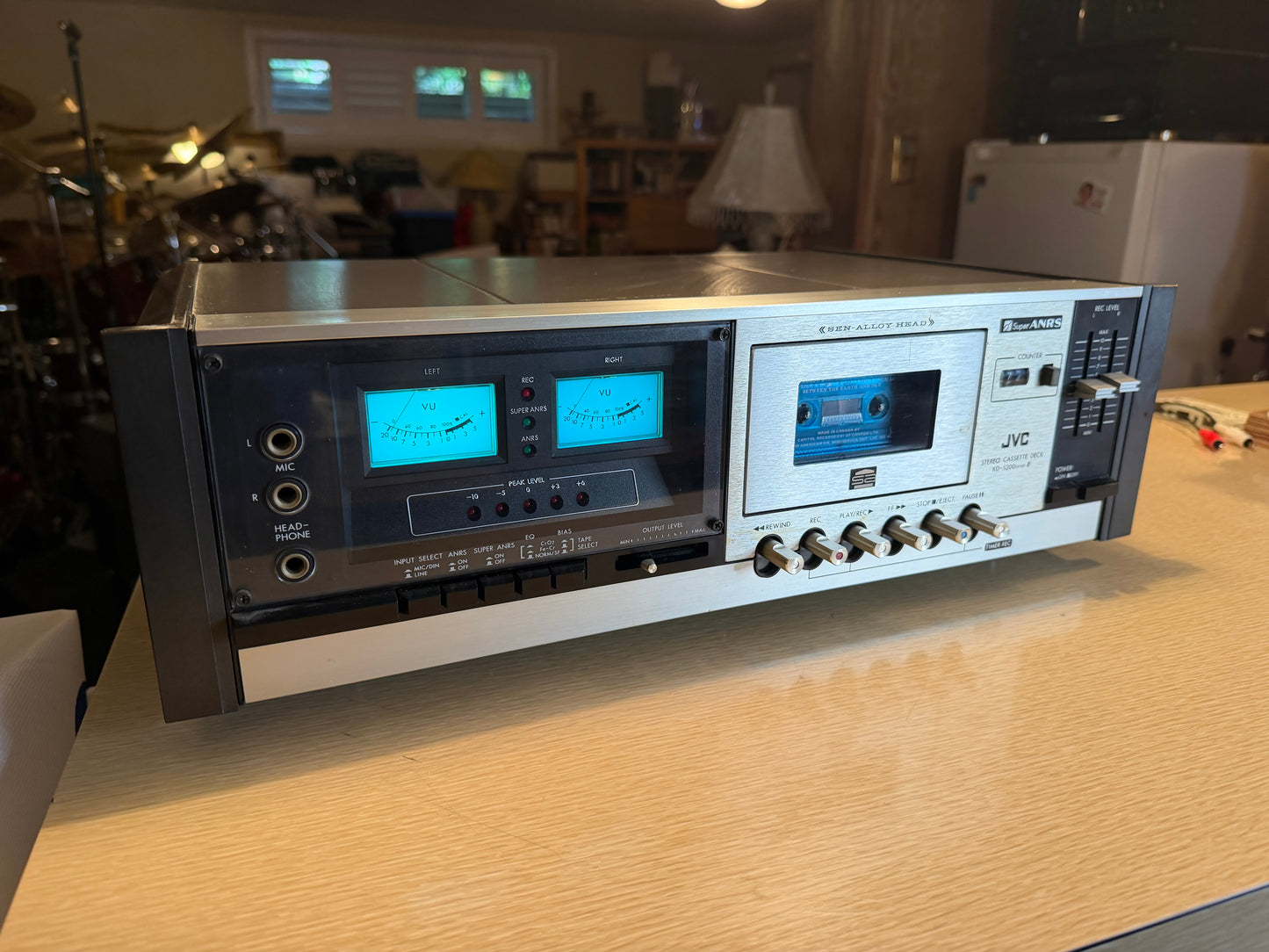 Vintage JVC KD-S200 MKII Cassette Deck VU Meters FULL FRESH SERVICE VERY RARE🔥