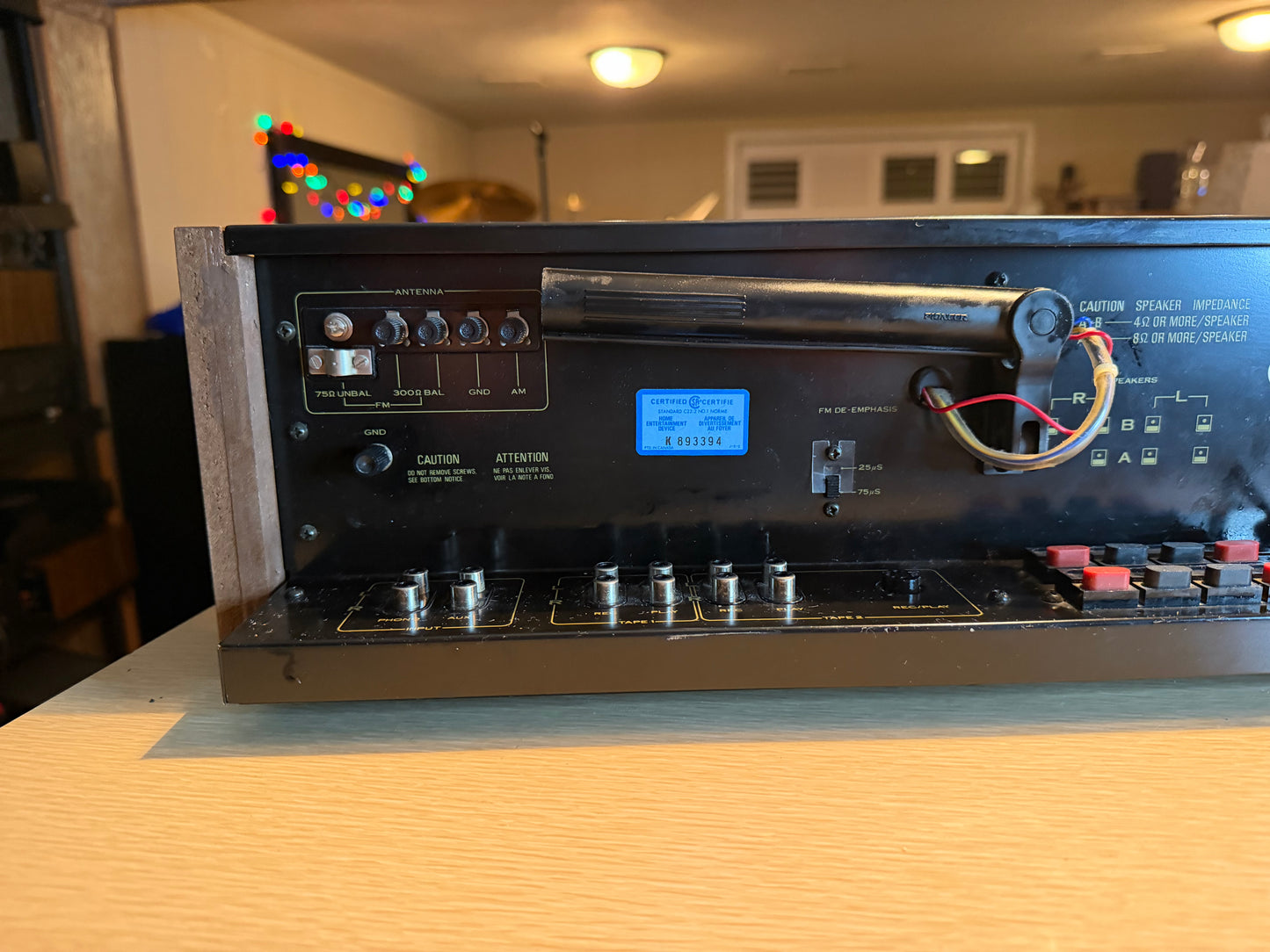 Vintage Pioneer SX-650 AM/FM Stereo Receiver Woodgrain FRESH SERVICING Guarentee