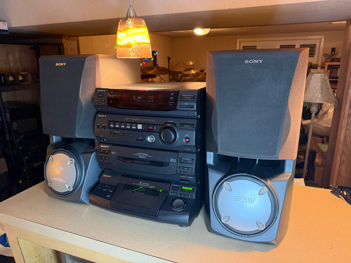 Vintage Sony LBT-D590 Model HCD-D590 Stereo System Tested Fully Functional 🔥