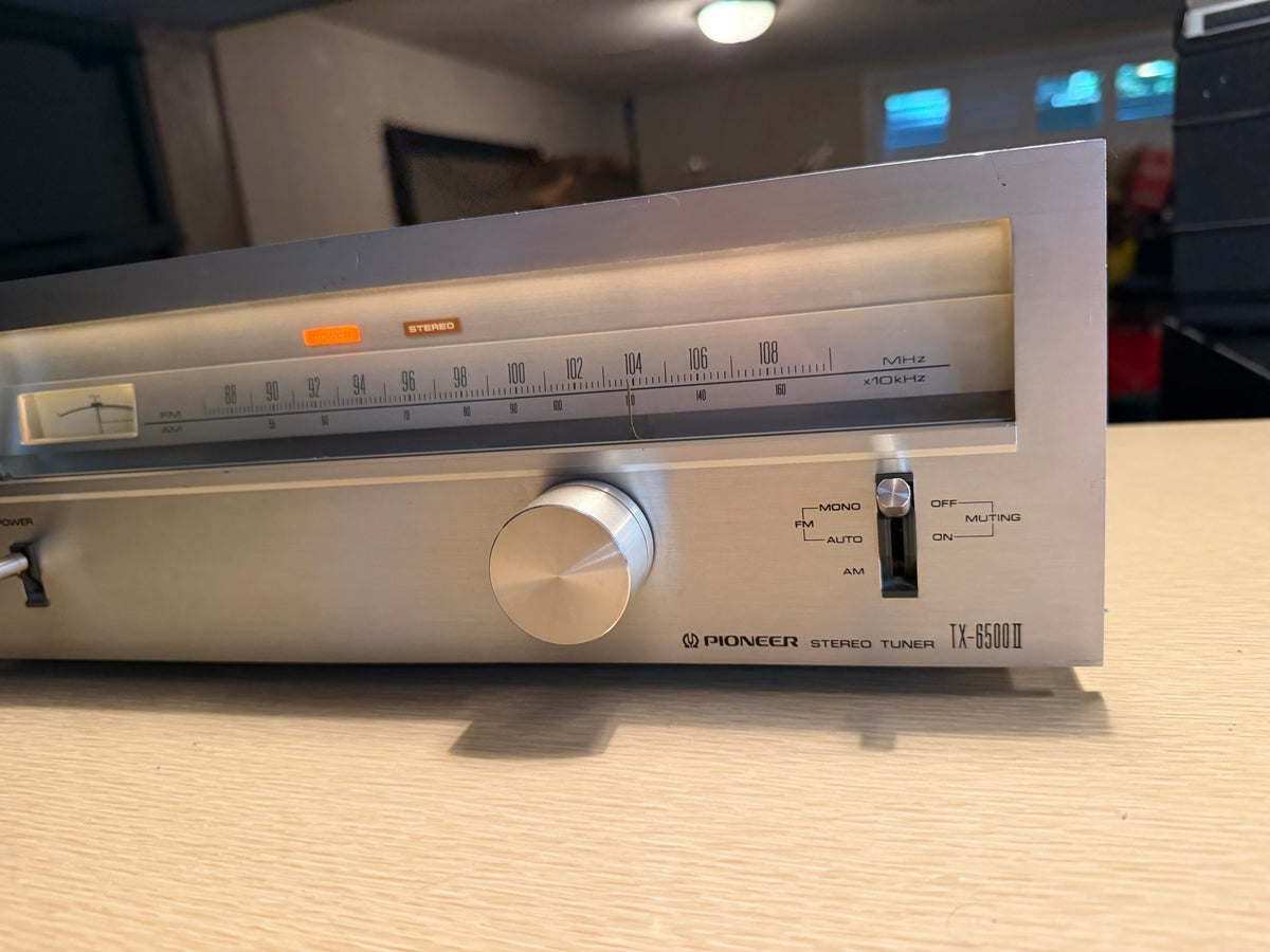 Vintage Pioneer Stereo Tuner TX-6500 II FRESH Service Beauty Very Rare Works🎶🔥