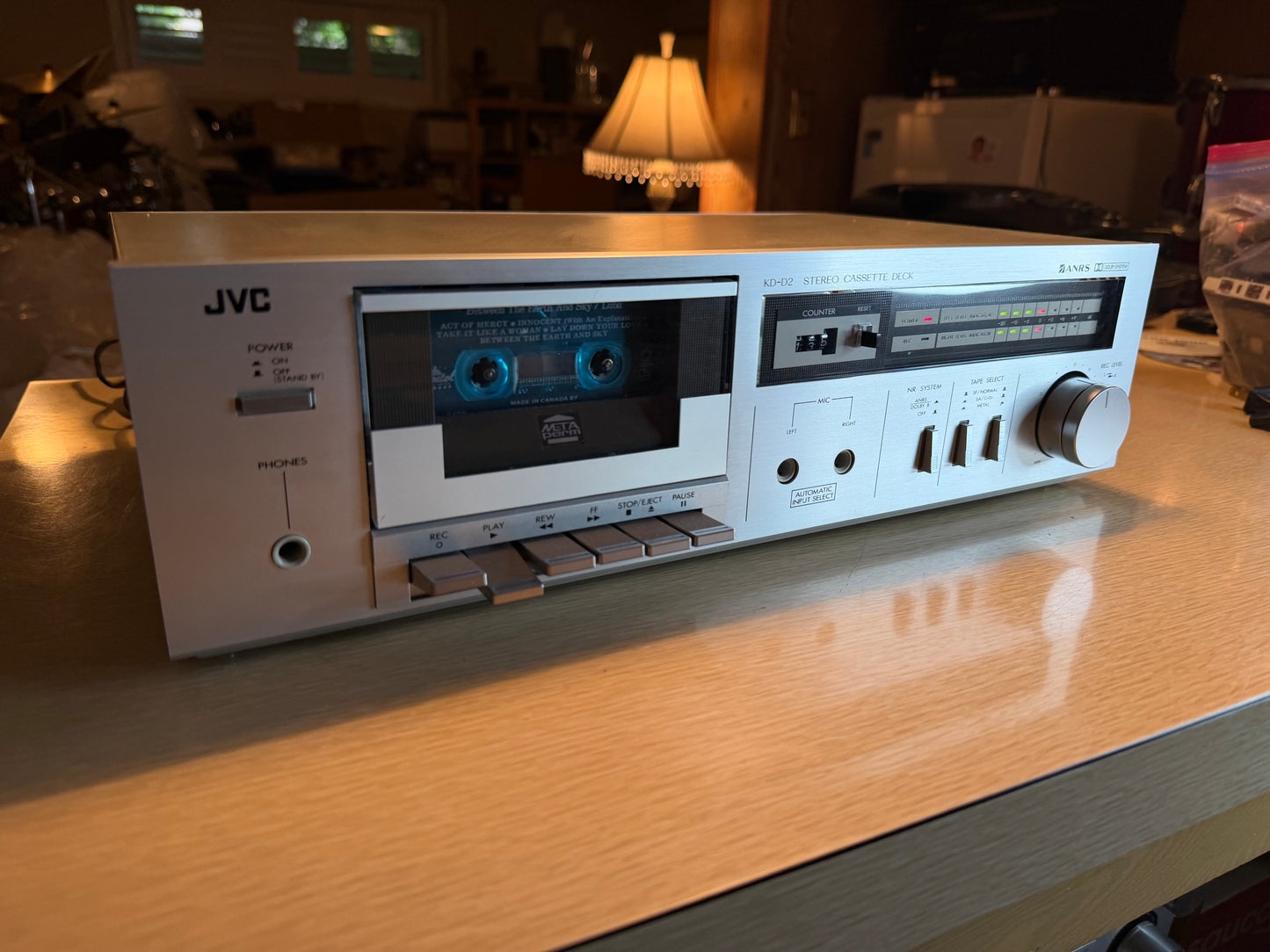 Vintage JVC KD-D2 ANRS Dolby Noise Reduction  Cassette Deck FULL FRESH SERVICE!