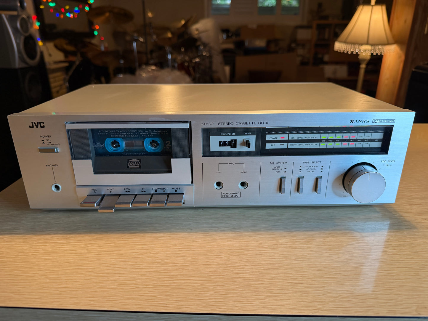 Vintage JVC KD-D2 ANRS Dolby Noise Reduction  Cassette Deck FULL FRESH SERVICE!
