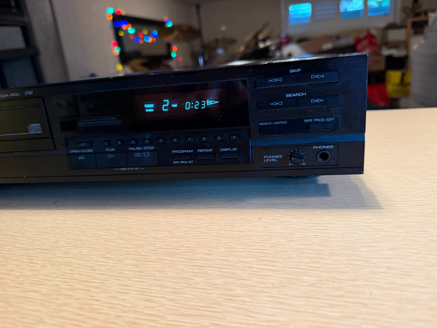 Yamaha CDX-510U Natural Sound Compact Disc Player Freshly Serviced Sounds Crisp!