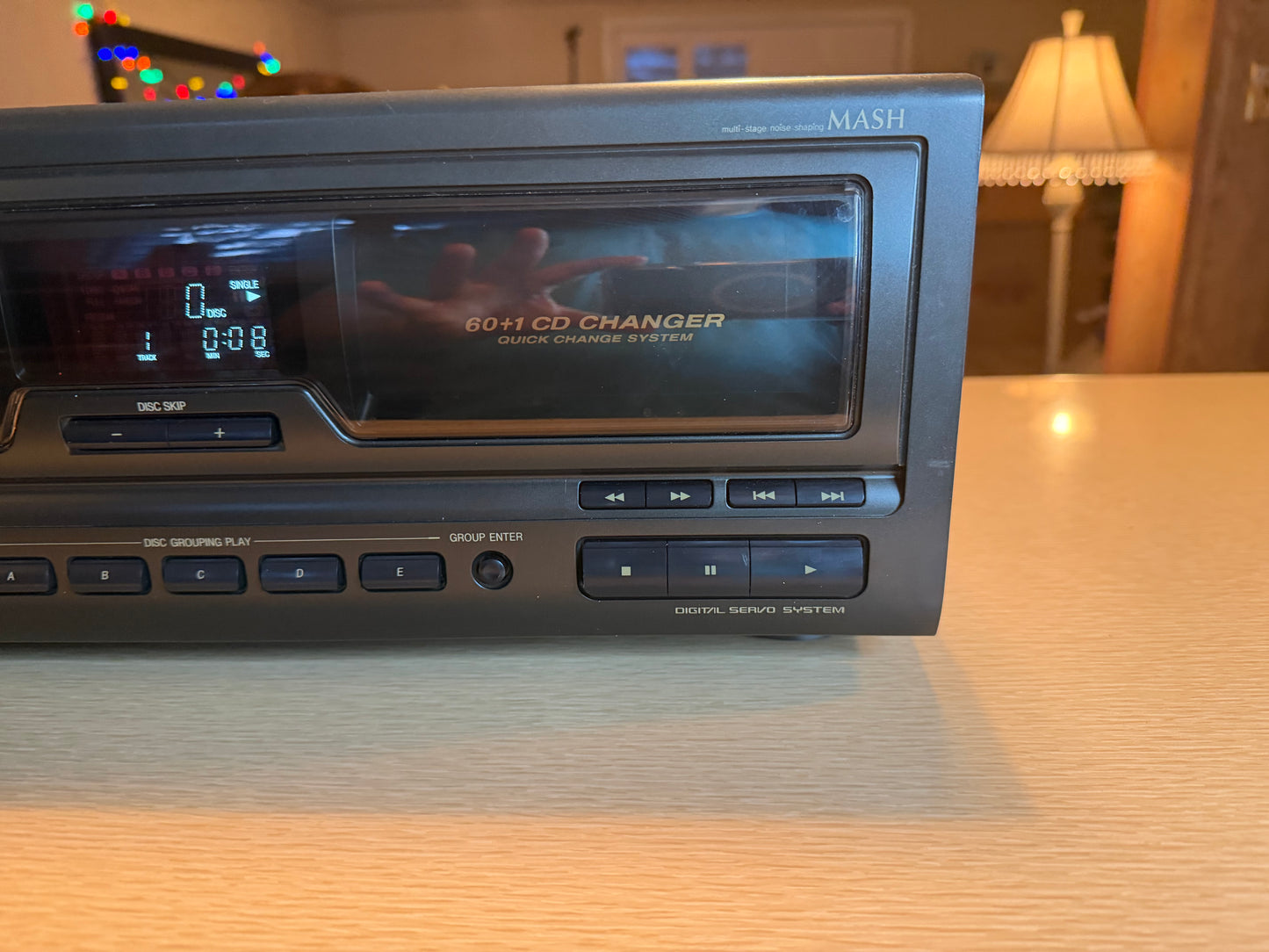 Vintage Technics SL-MC59 Compact Disc Changer 60+1 CD Changer No Remote Serviced