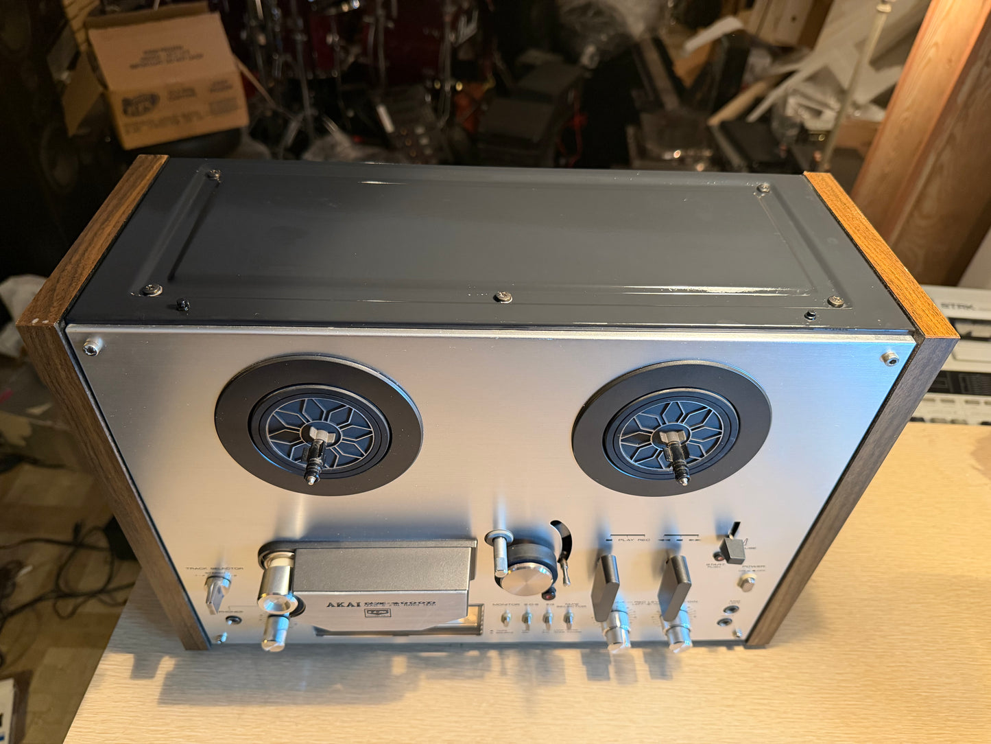 AKAI GX-4000D Reel to Reel Tape Recorder Full Fresh Service Excellent Condition!