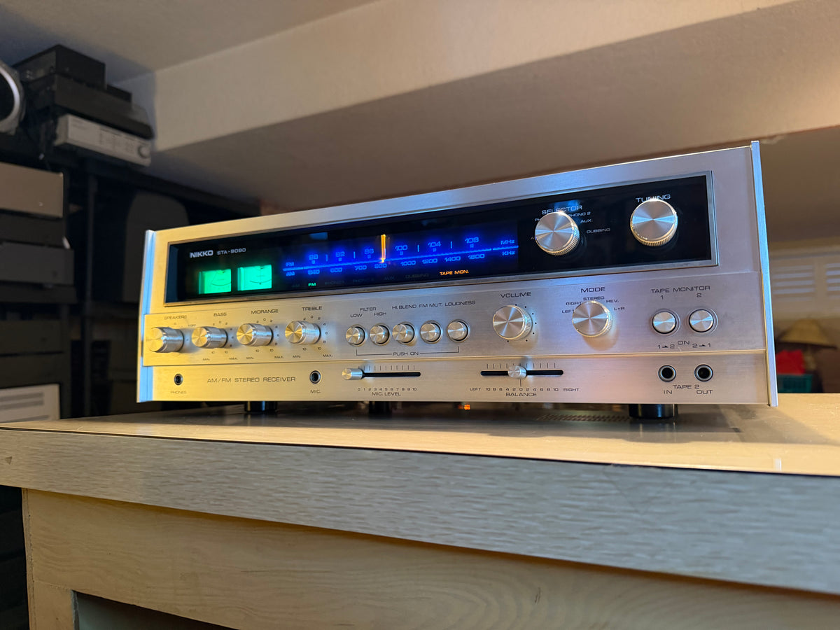 Vintage Nikko STA-9090 Stereo AM/FM Receiver Near Mint Full Fresh Service Rare🔥