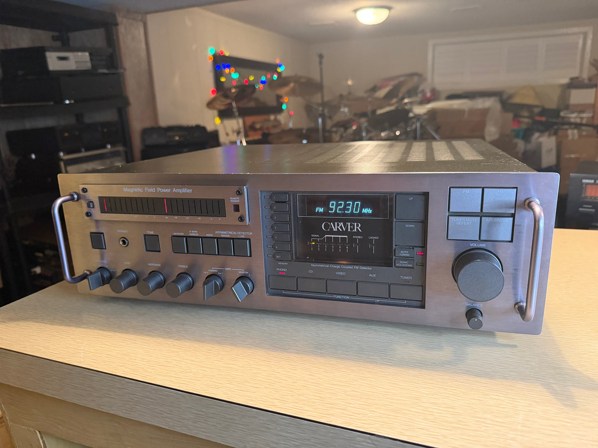 Carver MXR-2000 Stereo Receiver FRESH Pro Service Flagship Carver 200WPC Amp🔥🎶