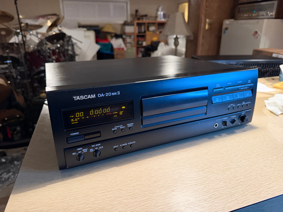 TASCAM DA-20 MKII Professional DAT Recorder | Full Fresh Service Rare Beauty🔥🎶