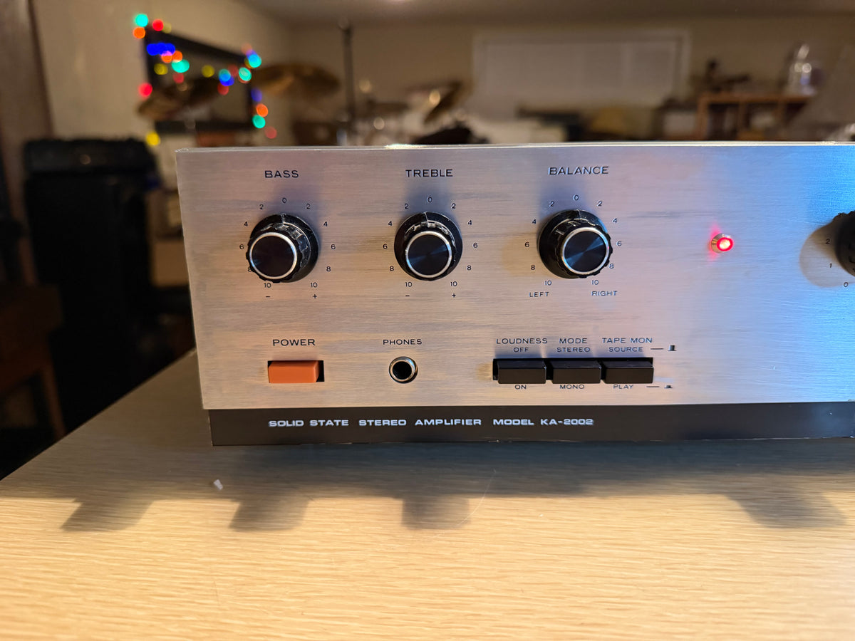Vintage Kenwood Amplifier Model KA-2002 Full Fresh Servicing Very Rare Beauty🎶