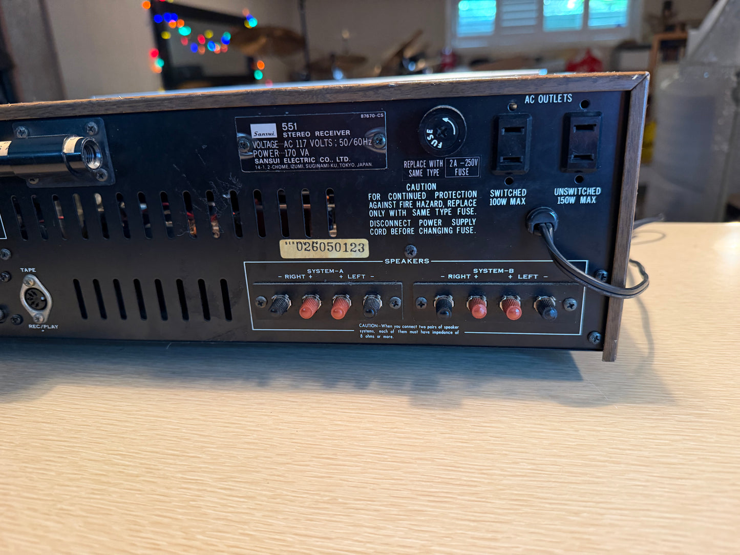 Sansui 551 Stereo Receiver - 1974 Vintage Full Fresh Service Crisp Sound Wow🔥🎶