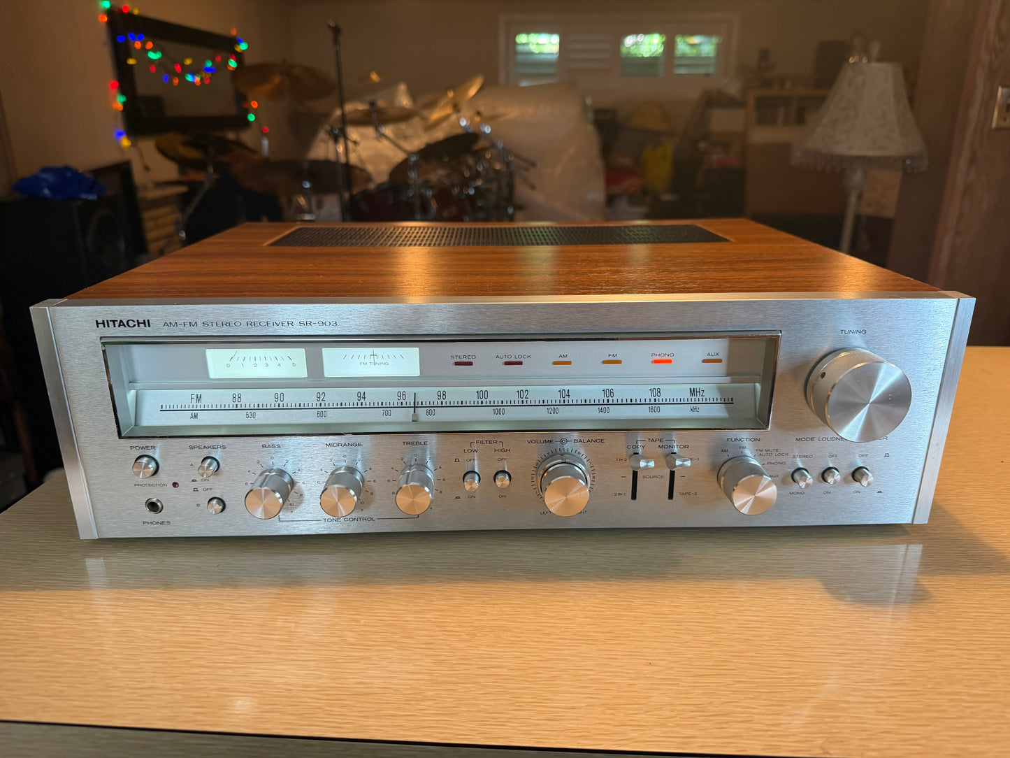 Hitachi SR-903 75WPC Stereo Receiver Amplifier Freshly Serviced Near Mint CND🔥