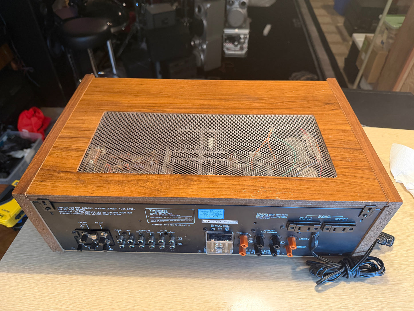 Technics SA-500 Stereo Receiver PRO FULL FRESH SERVICE RECAPPED BEAUTIFUL GEM💎