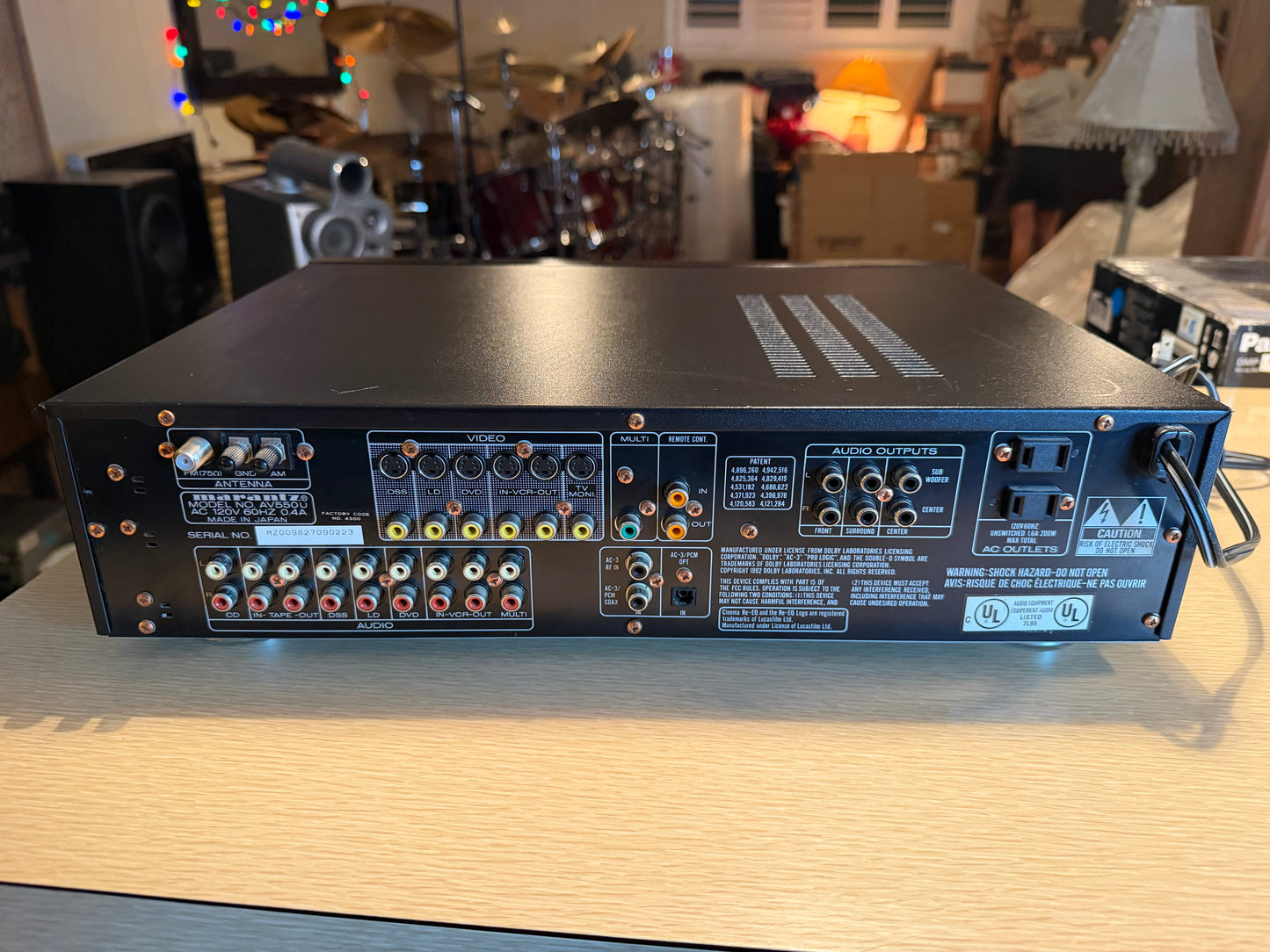 Marantz AV Preamplifier/ Tuner AV 550 High Fidelity Full Fresh Service V Rare🔥