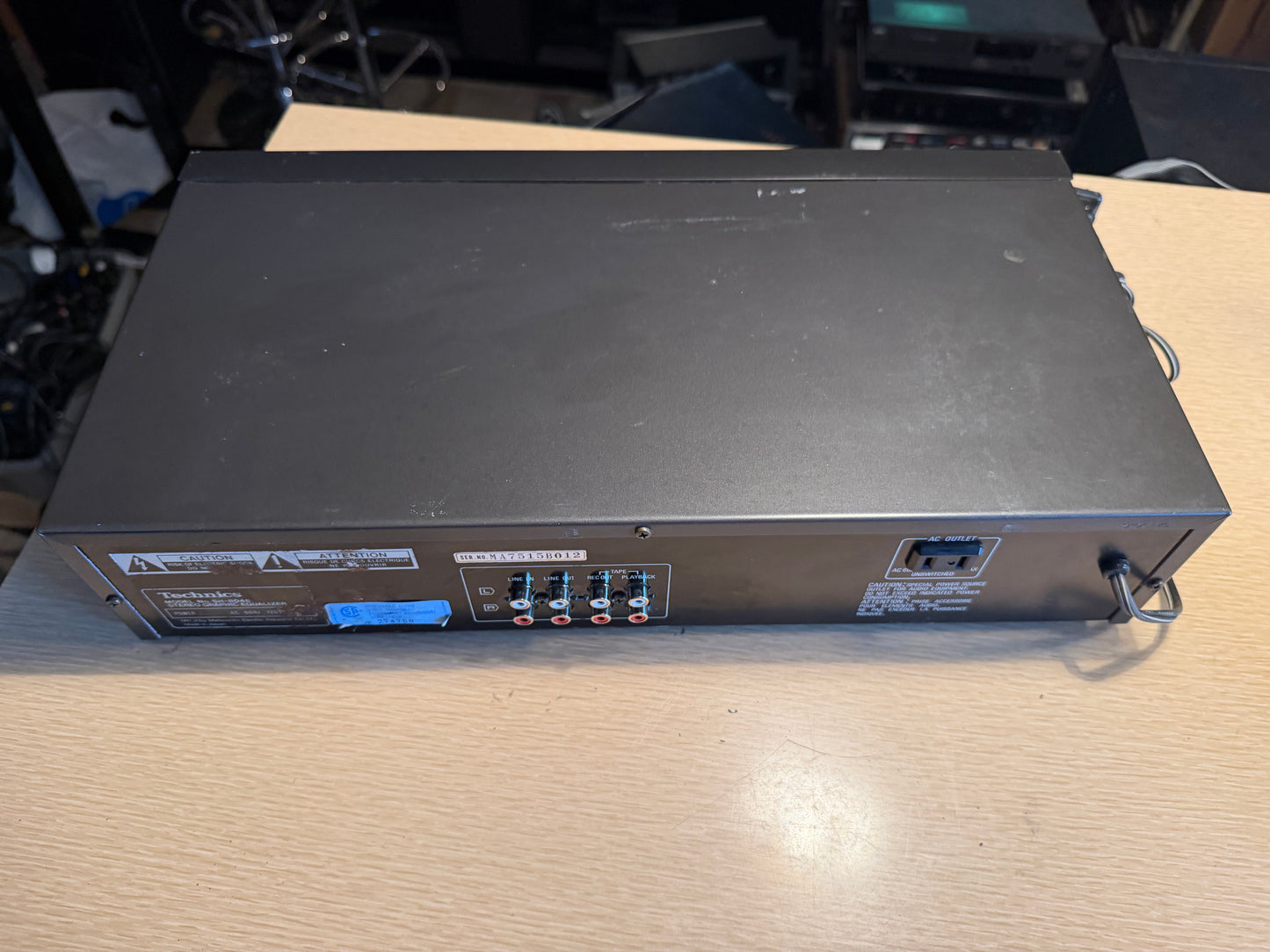 Technics SH-8046 Stereo Graphic Equalizer Touch Pad Computer Equalizer Tested✅