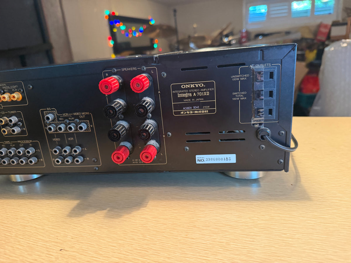 Onkyo Integra A-701XD MONSTER 105WPC Integrated Amplifer Very Rare Fresh Service