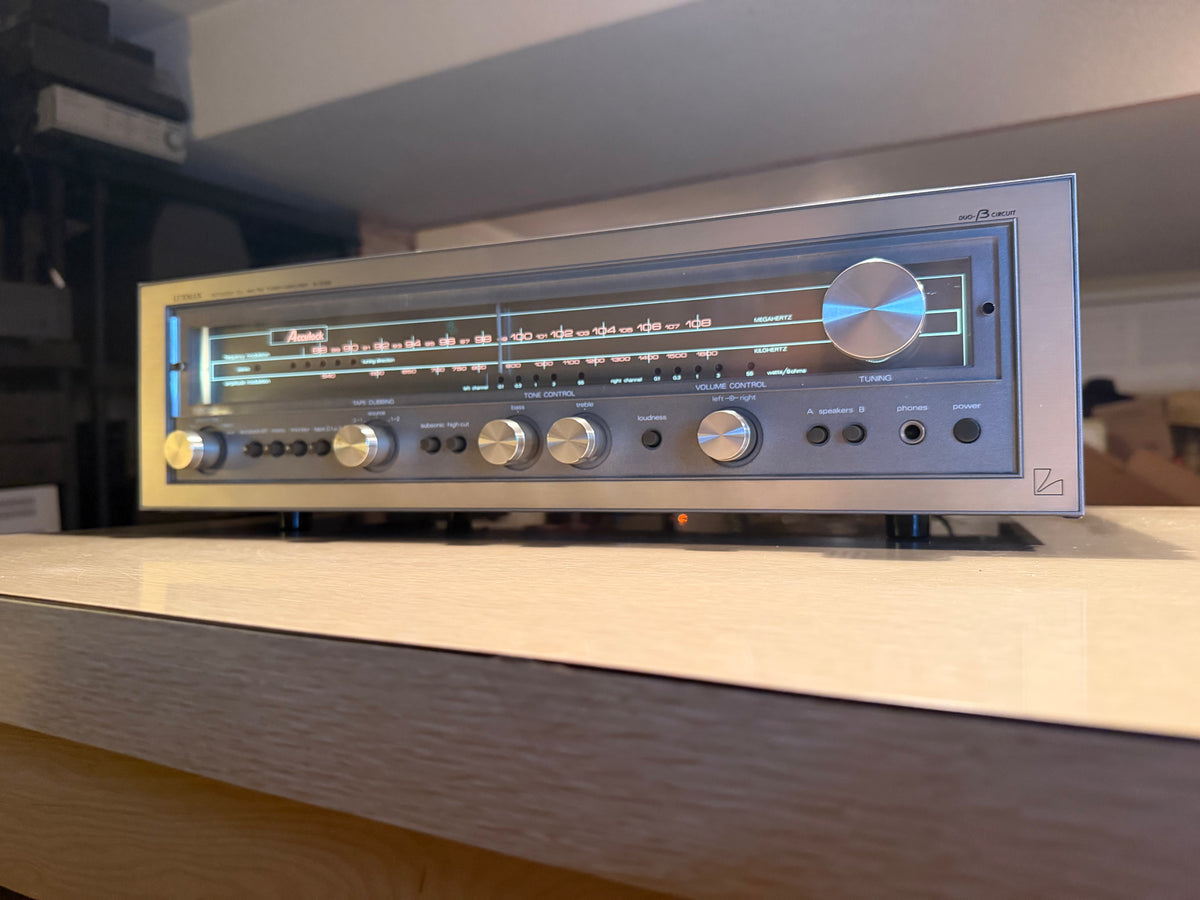 Luxman R‑3055 Stereo Reciever Rosewood Amplifier Near Mint Fresh Pro Service🔥🎶