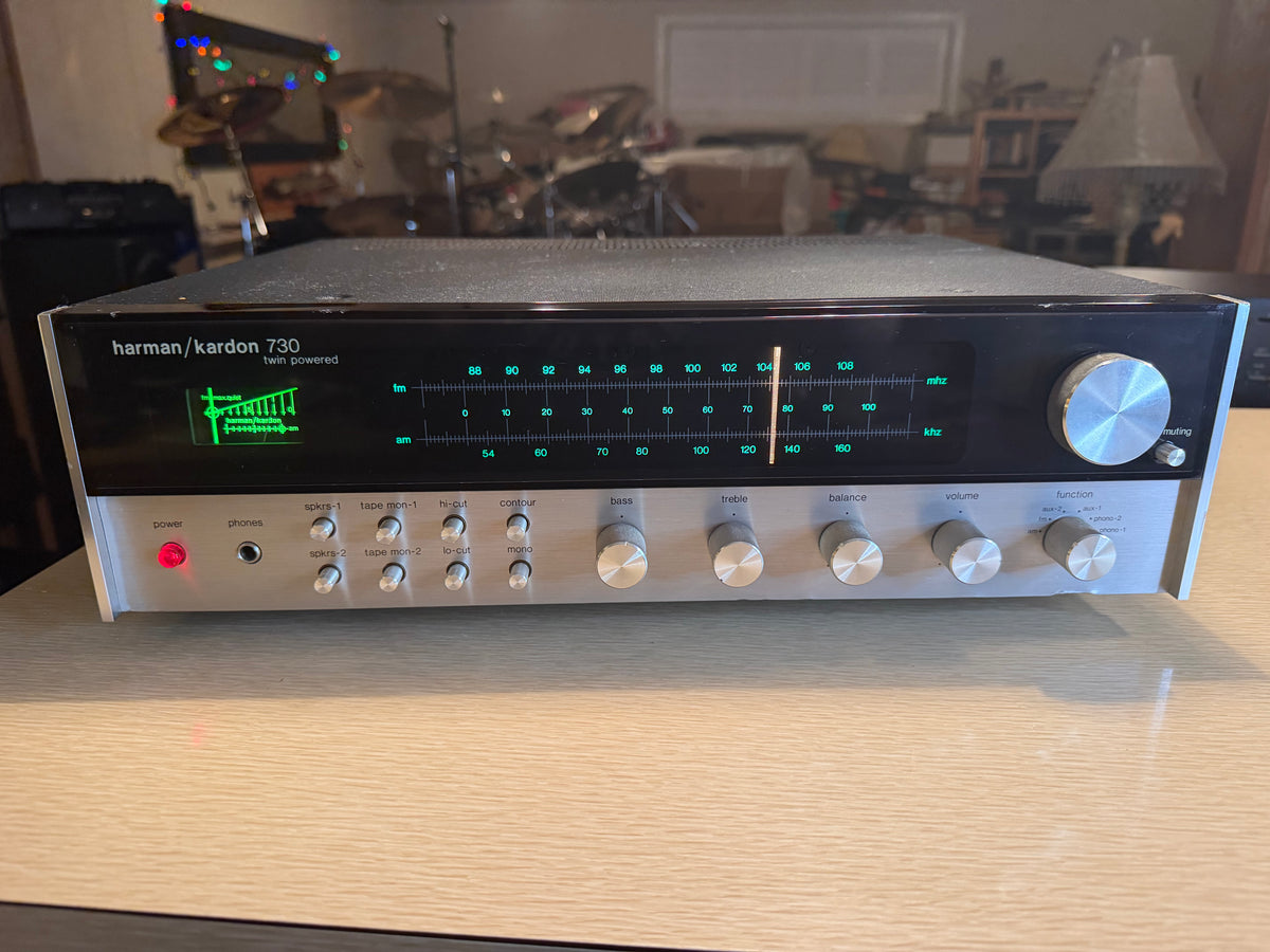 Harman Kardon 730 Twin Powered Stereo Receiver Vintage Fresh Pro Service Beauty!