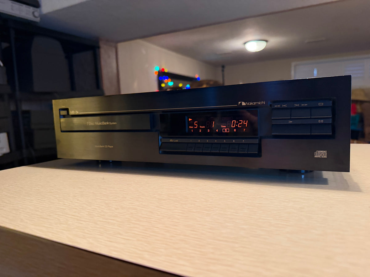 RARE Nakamichi MB-3s Musicbank CD Player Very High Fidelity Fresh Service Remote