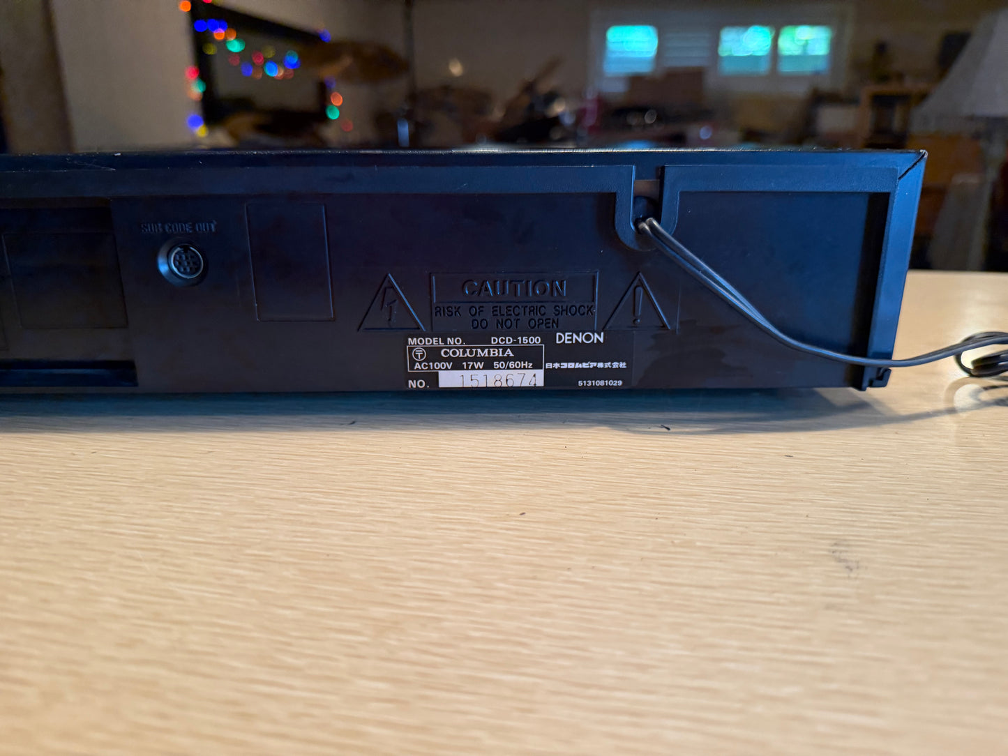 Denon DCD-1500 CD Player Full FRESH Service  Working Great Audiophile Very Rare!