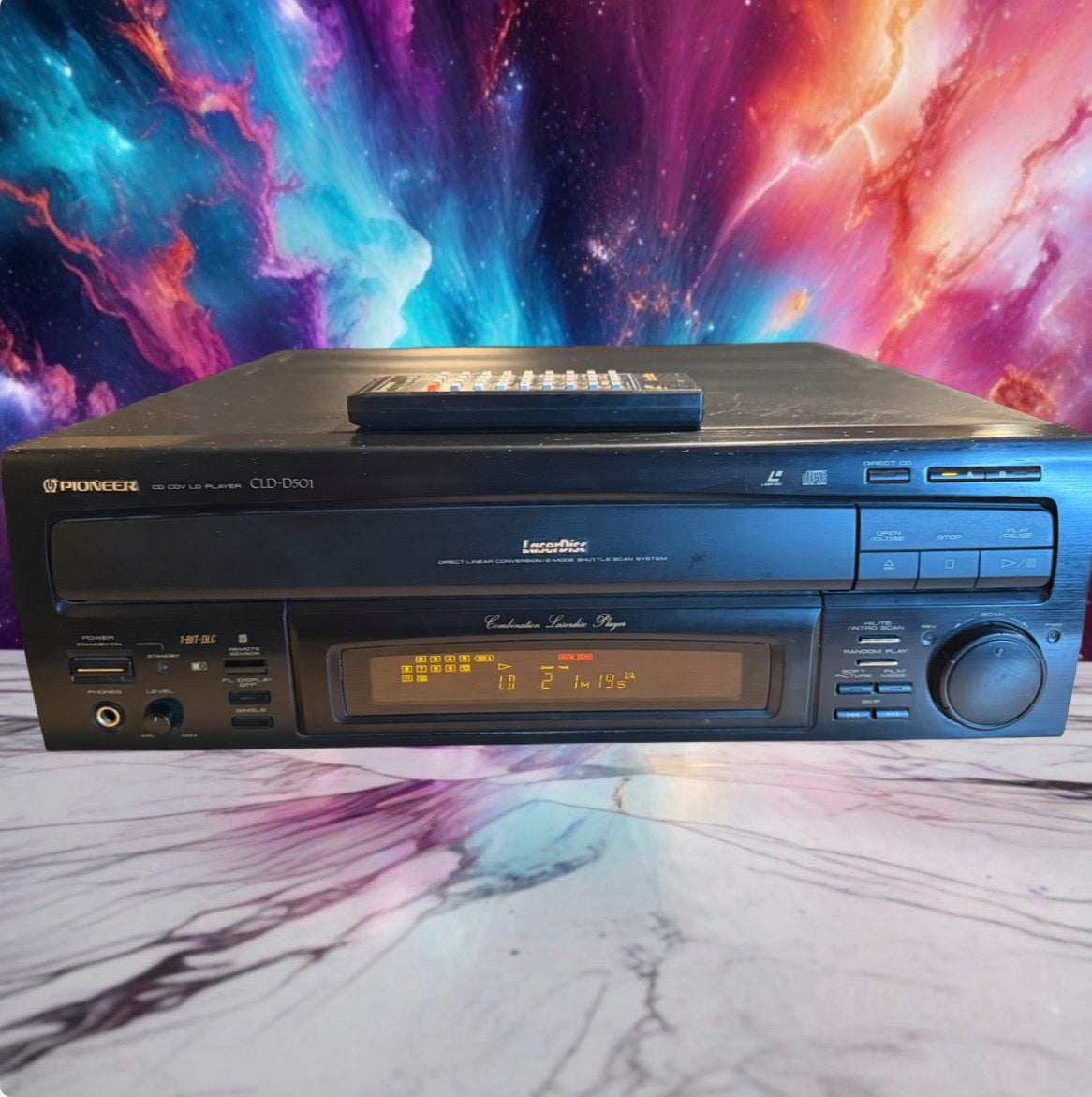 Pioneer CLD-V700 Cd Cdv Ld Laserdisc Karaoke Player Near Mint With Remote Works!
