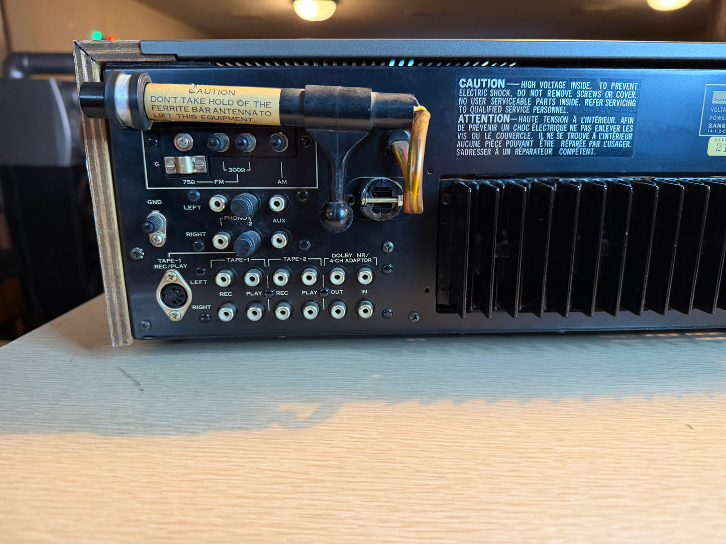 Vintage Sansui 7070 Stereo Receiver FRESH REFINISHING AND SERVICING BEAUTIFUL 🎶