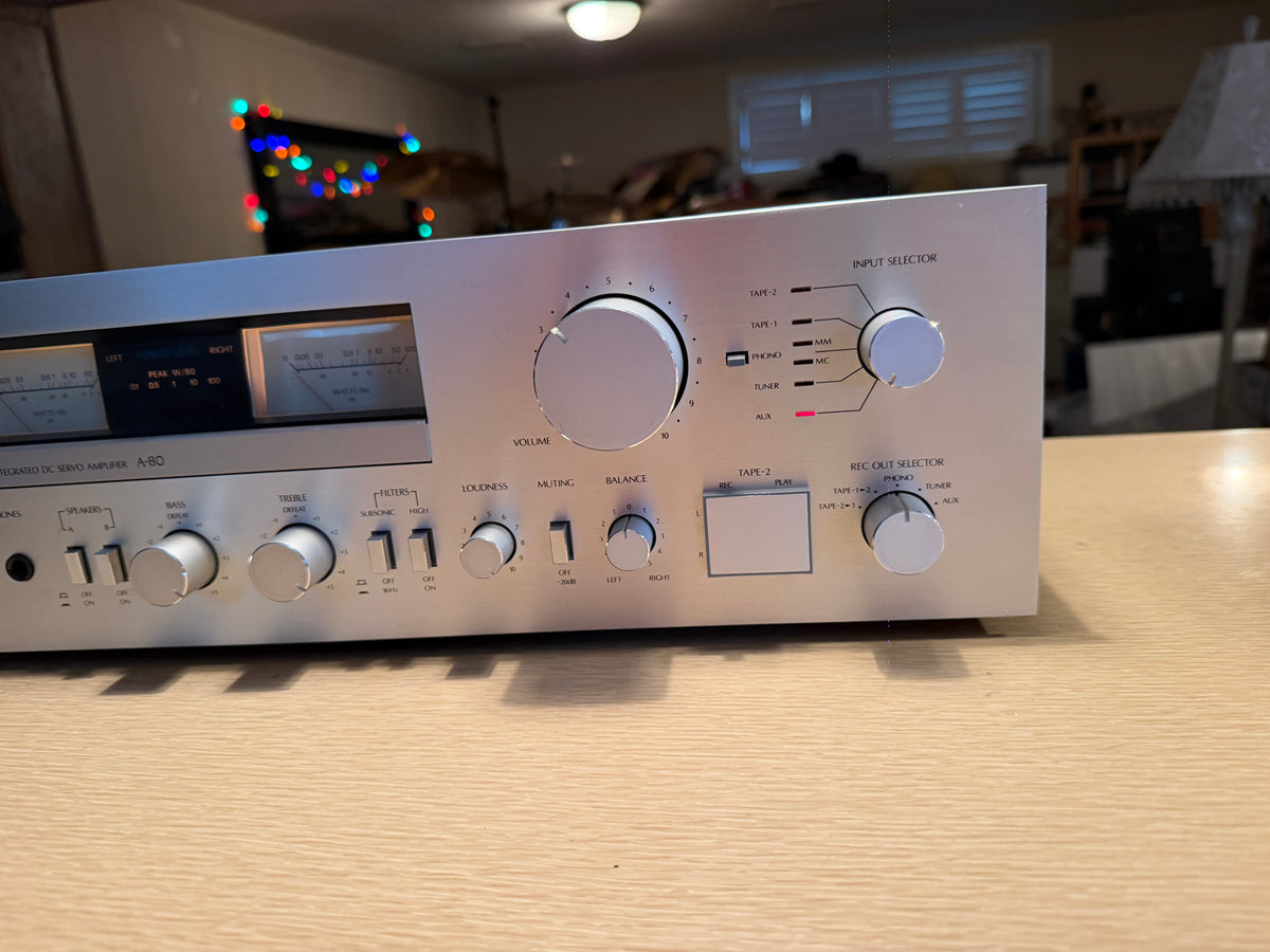 MINT Sansui A-80 Vintage Integrated DC Servo Stereo Amplifier 65WPC Serviced🔥🎶