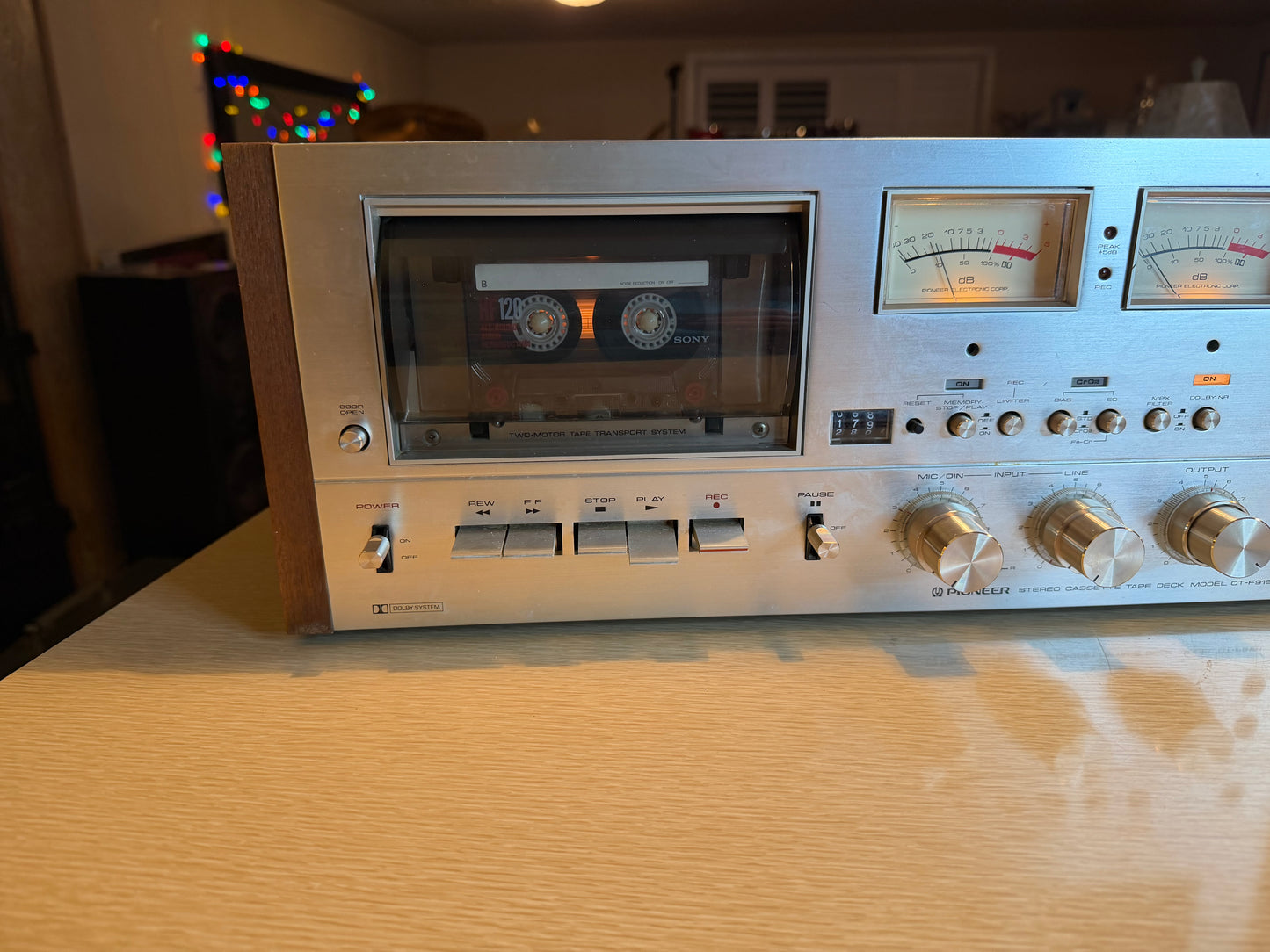 Vintage Pioneer Stereo Cassette Tape Deck CT-F9191 - Tested and Works