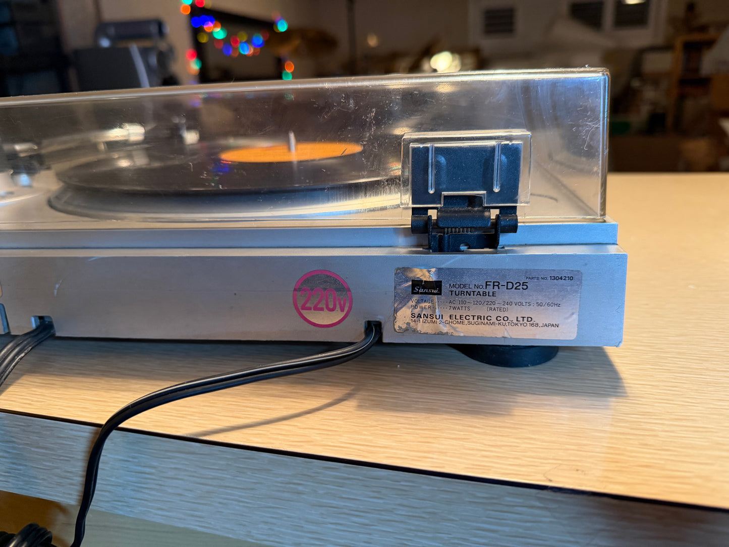 SANSUI FR-D25 TURNTABLE WORKING SANSUI CARTRIDGE BEAUTY V RARE SOUNDS WICKED🎶🔥