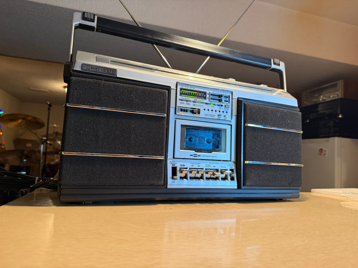 Pioneer SK-95 Runaway Vintage Boombox Cassette Radio AM FM Fresh Pro Servicing🔥