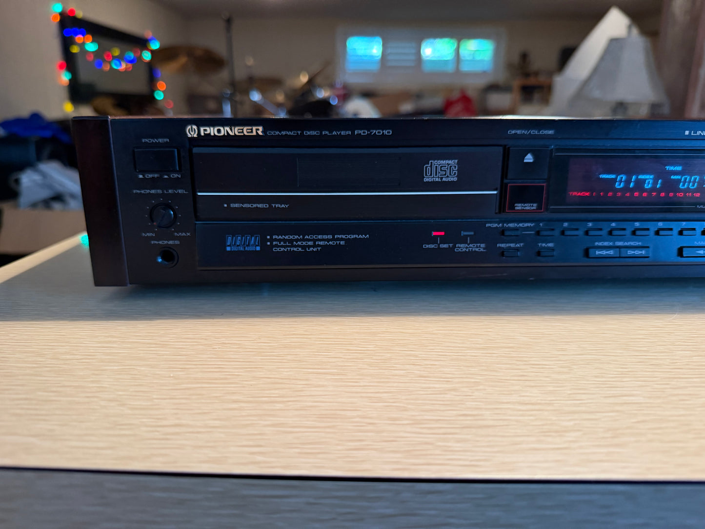 PIONEER PD-7010 COMPACT DISC CD PLAYER  Analog Sound Near Mint Serviced V Rare🔥