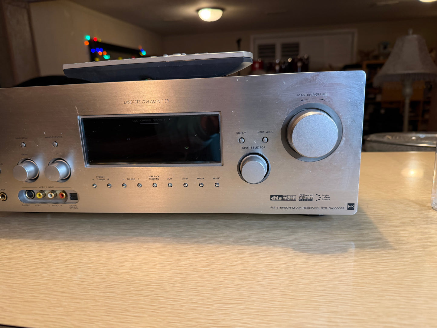 Sony STR-DA1000ES ELEVATED STANDARD 7.1 Channel, 100 WPC Works W/ REMOTE Bundle