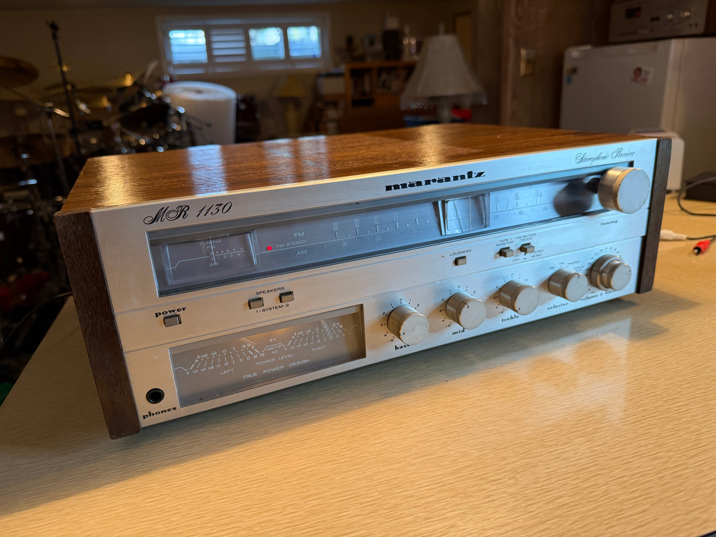 Vintage Marantz Receiver MR 1130 Stereo Am FM Serviced Great Shape Very Rare 🎶
