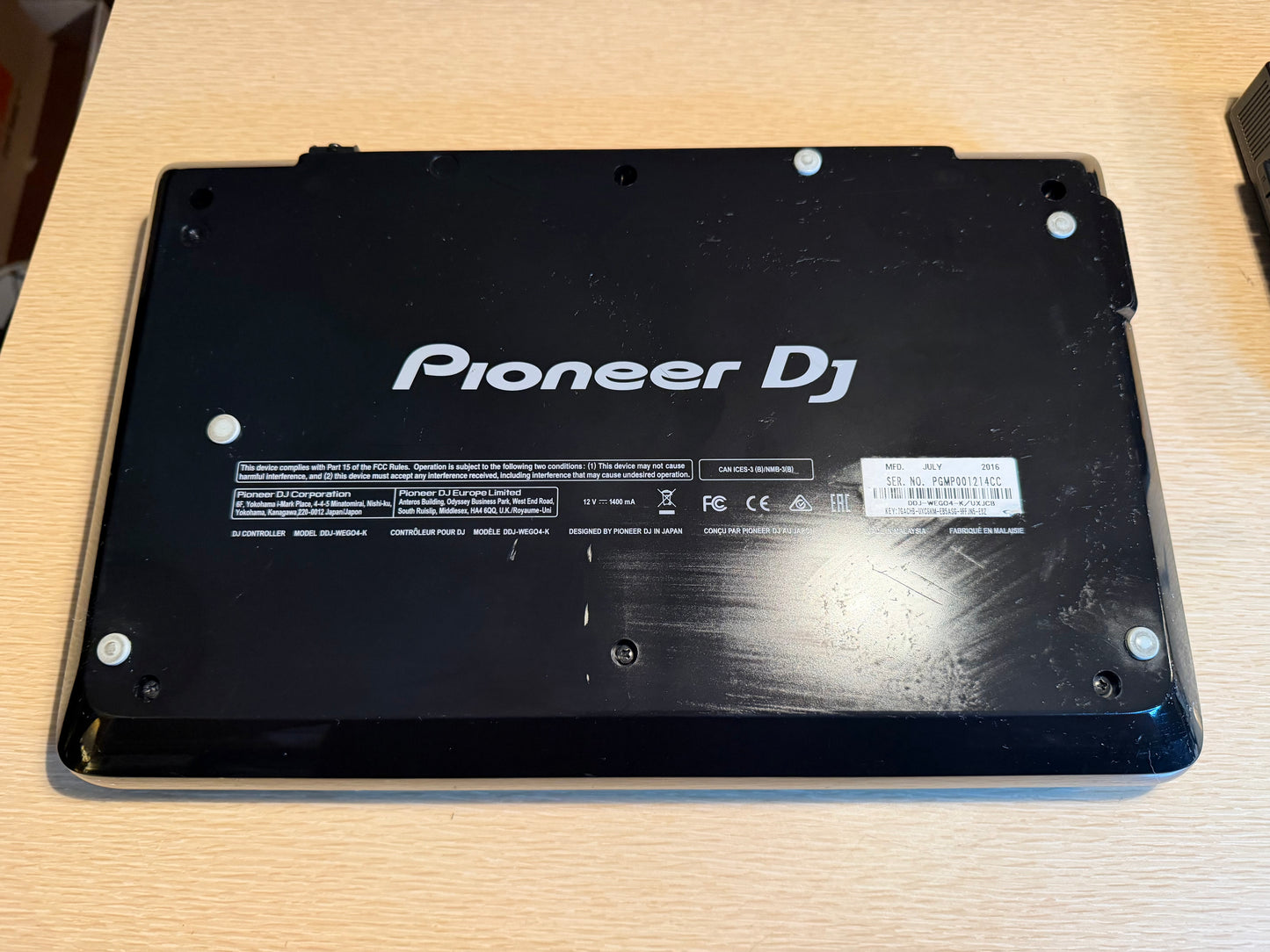 Pioneer DDJ-WeGO4-K DJ Controller Fully Operational High Fidelity Low Usage 🎶🔥
