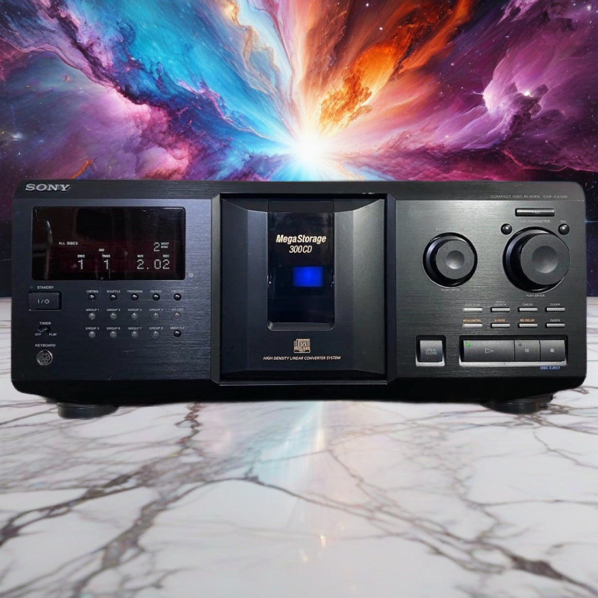 Sony CDP-CX335 Mega Storage Compact Disc 300 CD Changer Player *FULL SERVICE*🔥