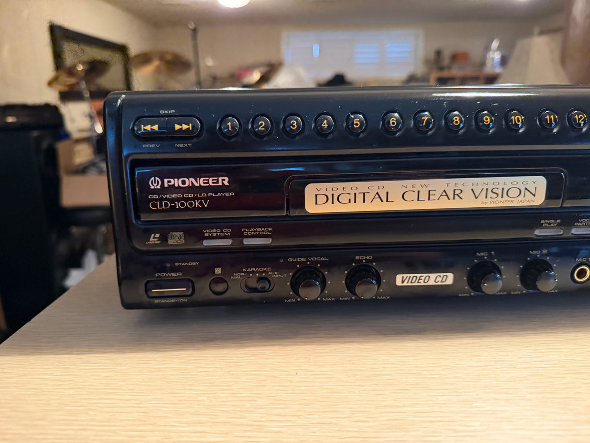 Pioneer CLD-100KV LaserDisc Player – Professionally Serviced W/ Receipt Rare🎶🔥