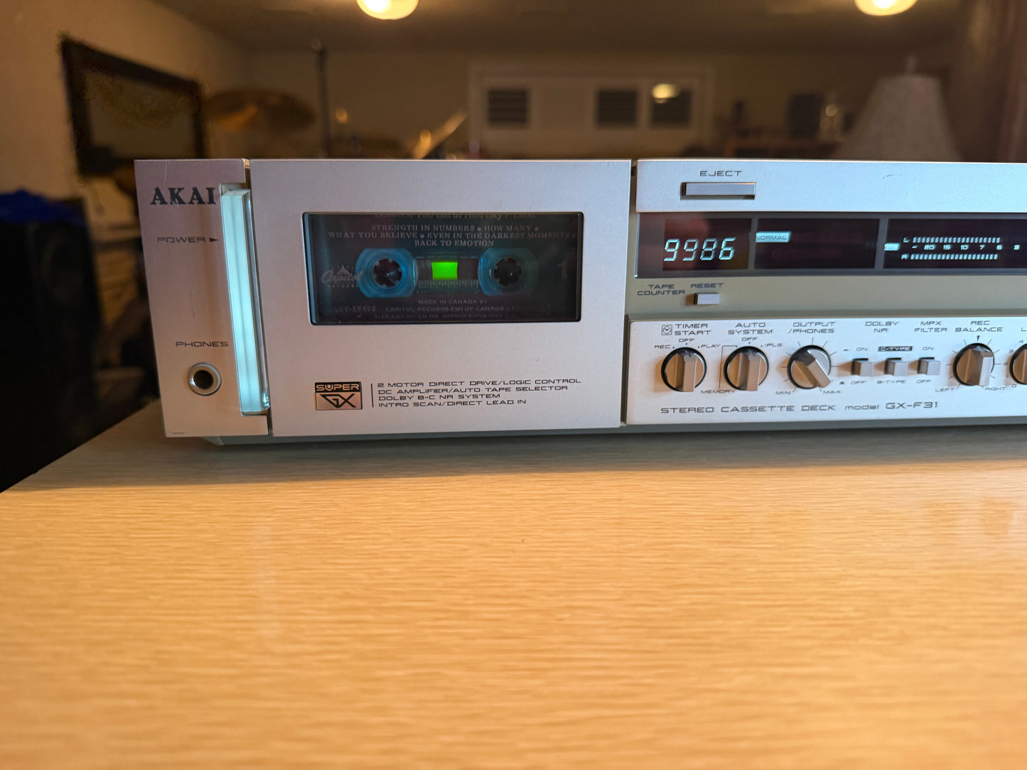 AKAI GX-F31  Deck  Direct Drive, Glass Ferrite Heads Full Fresh Service V Rare🎶