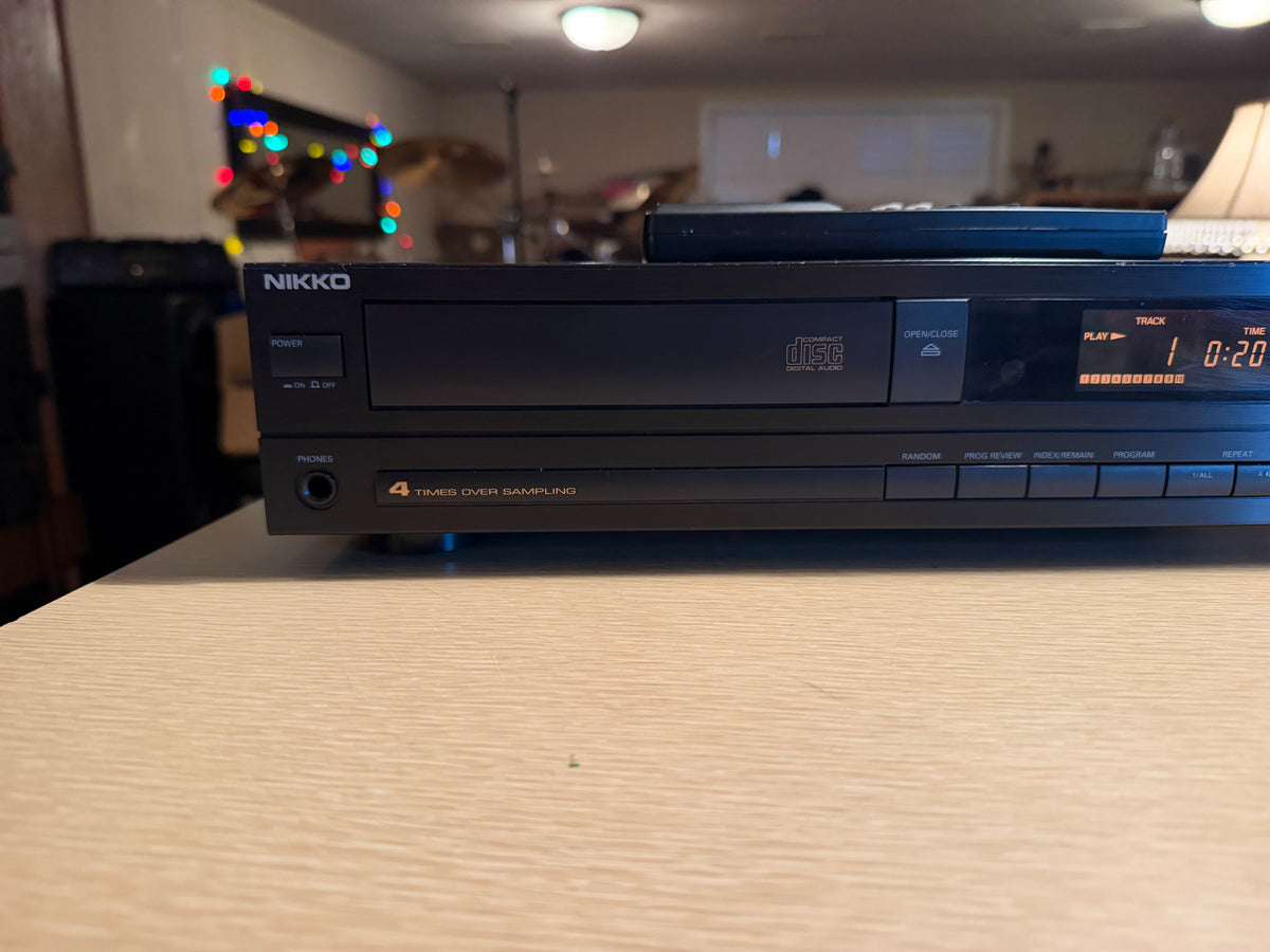 Nikko NCD-910R Digital Audio Stereo Compact Disk Player Fresh Service Remote🎶🔥