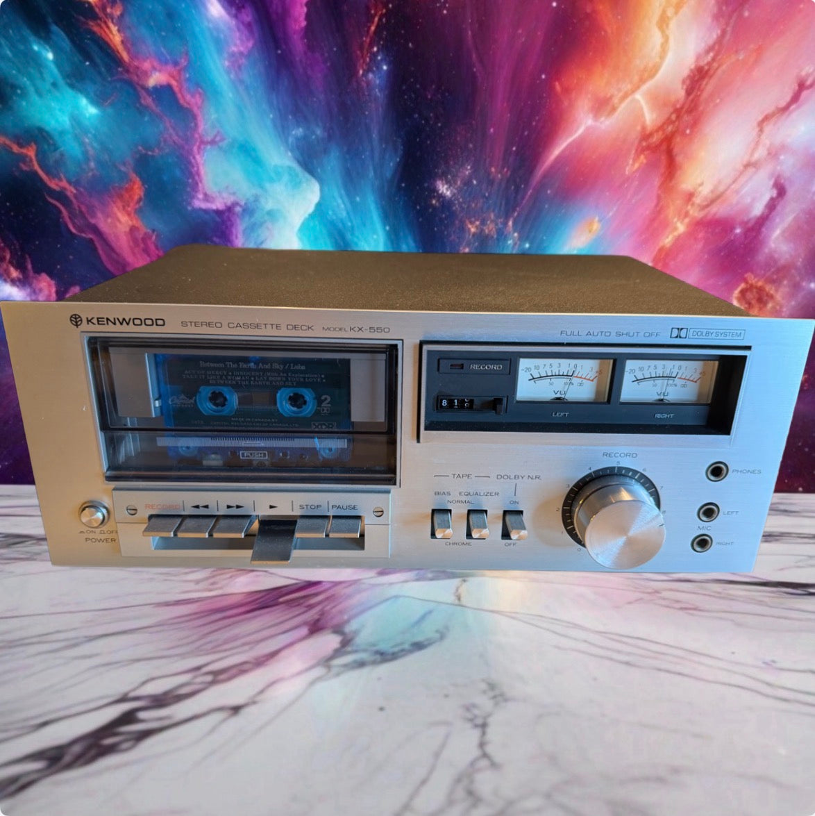 Vintage Kenwood Stereo Cassette Deck (Model KX-550) FULL FRESH SERVICING V RARE!
