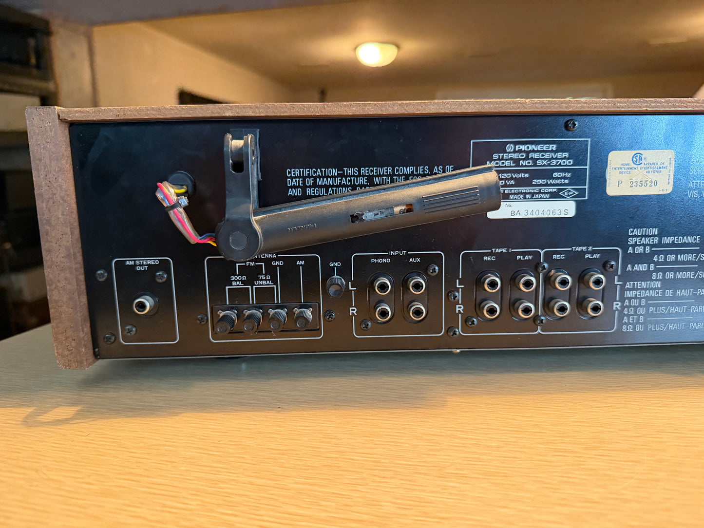 Fully Serviced Pioneer SX-3700 Receiver 45WPC Fluoroscan Technology Excellent🔥