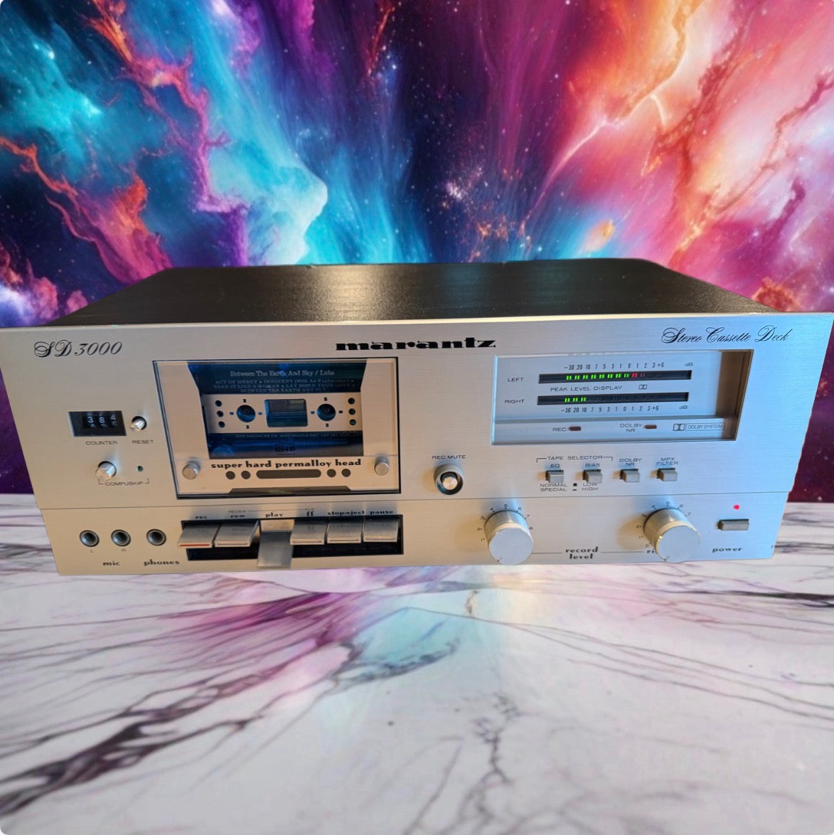 VINTAGE Marantz SD3000 Stereo Cassette Deck  Near Mint Fresh Service Rare Gold🔥