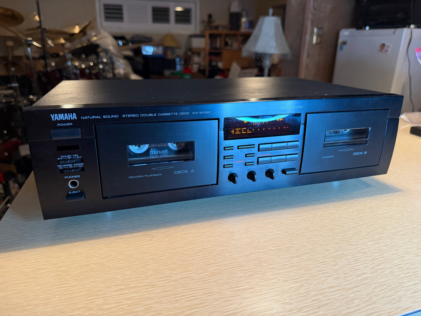 Yamaha KX-W382 Dual Cassette Deck Recorder FRESH SERVICING Near Mint Beauty 🎶💎