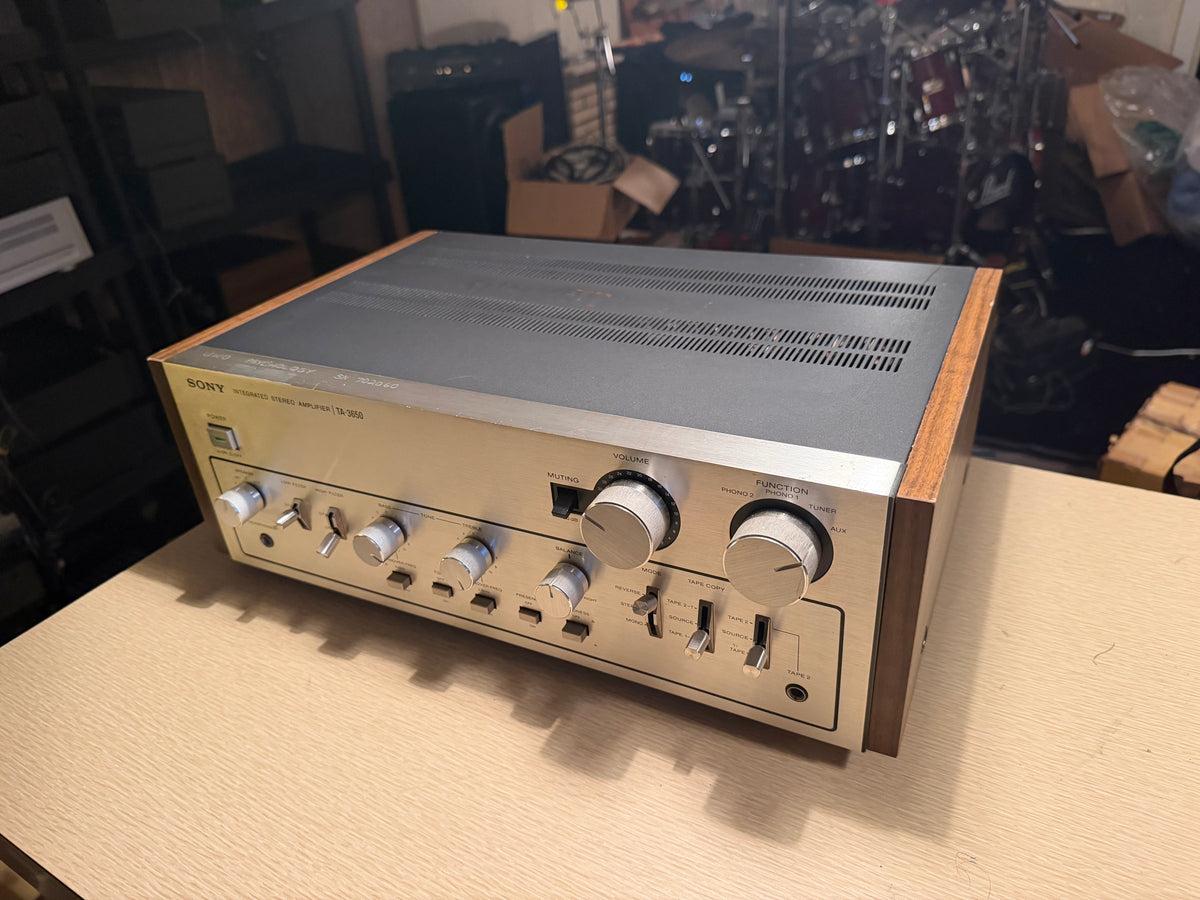 Sony TA-3650 Stereo Integrated Amplifier Japan 55 WPC Vintage Silver Serviced🎶
