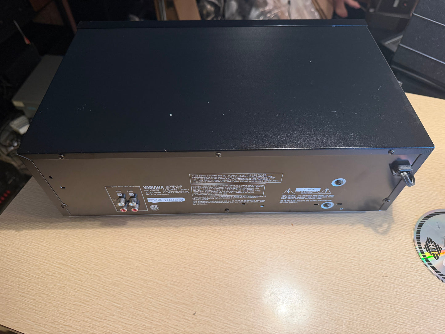N Mint Yamaha KX-W421 Natural Sound Double Cassette Deck Fresh Servicing Beauty!