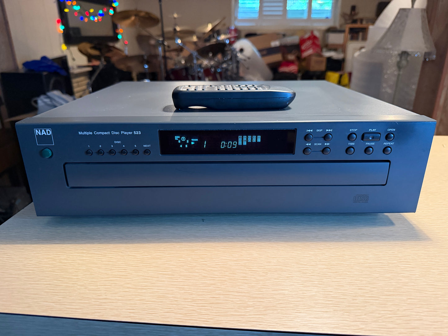 NAD 523 5-Disc CD Changer Carousel Cdp Audiophile Hi-Fi Fresh Service Remote🔥🎶