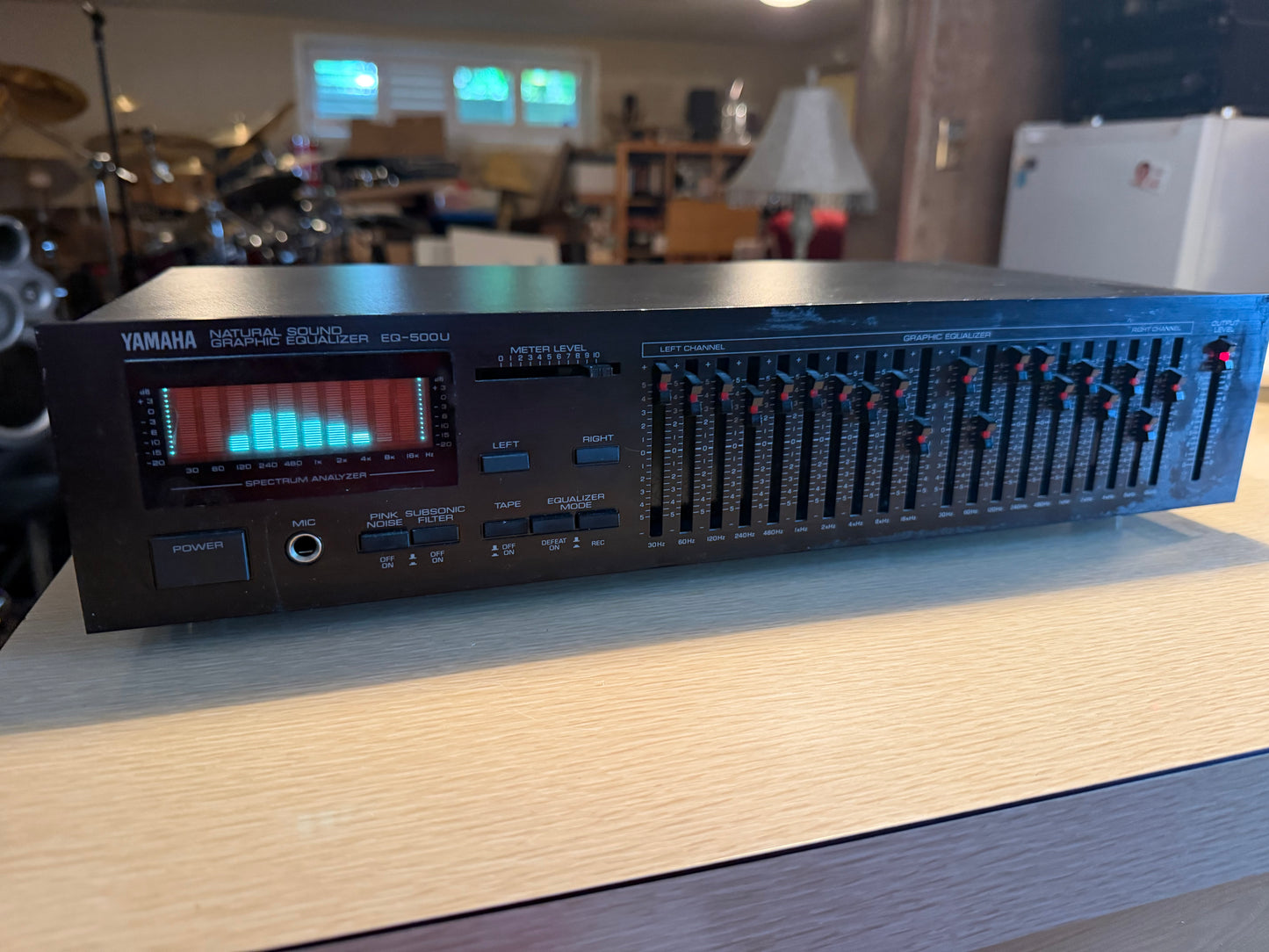 Yamaha EQ-500U Equalizer Spectrum Analyzer Tested Working High Fidelity Rare🎶🔥