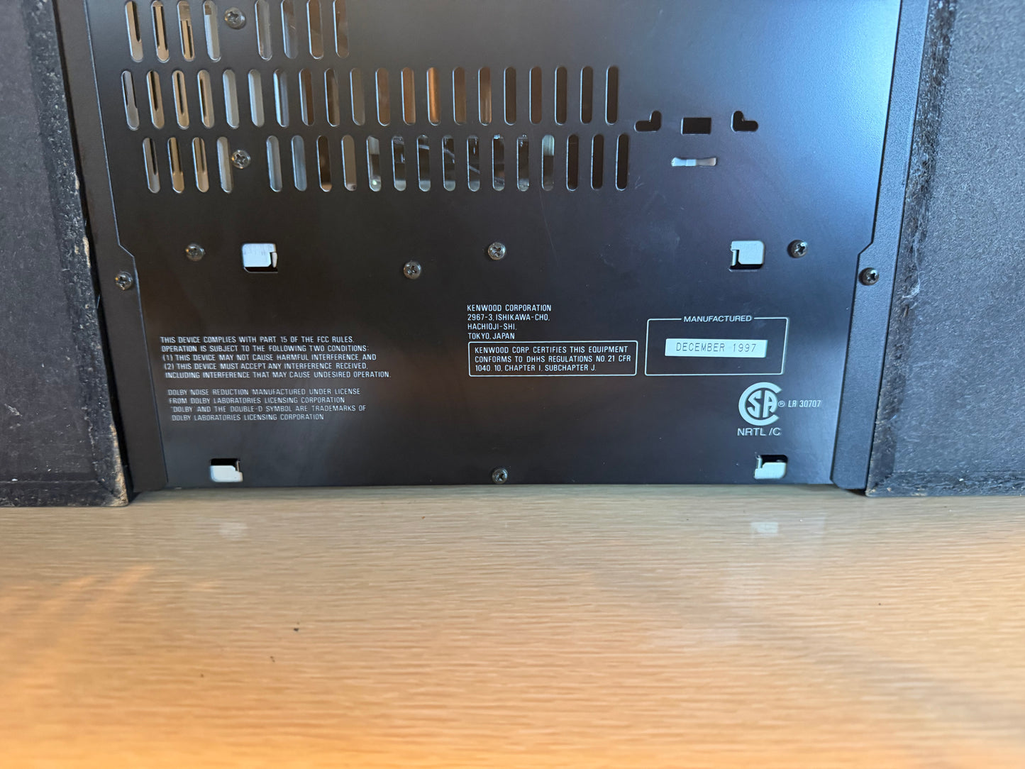 Kenwood XD-500 Stereo 3 Compact Disc Changer 2 Cassette Decks Fully Operational!